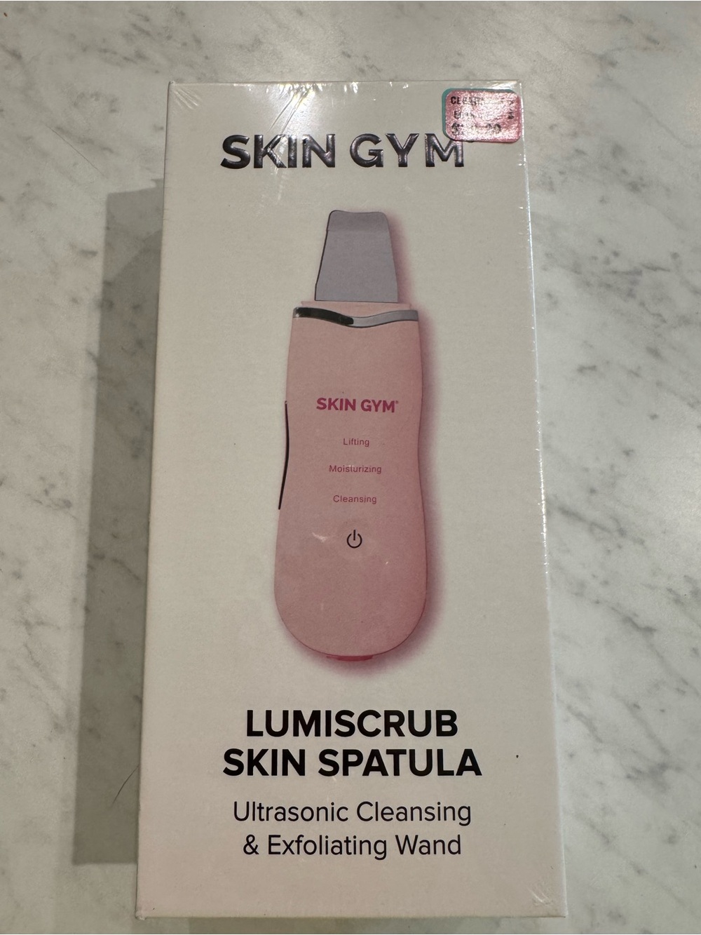Skin Gym Lumiscrub Pink Ultrasonic Skin Spatula